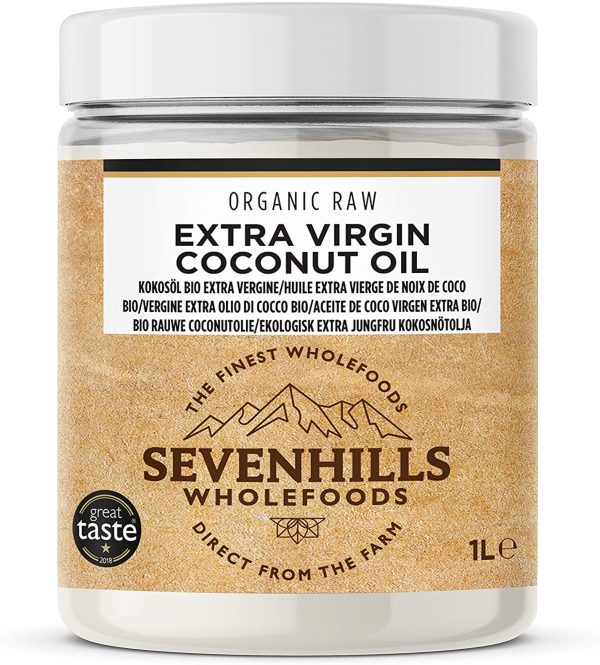 Sevenhills Wholefoods Crudo Vergine Extra Olio Di Cocco Bio, Spremuto A Freddo 1L (vasca) - immagine 6