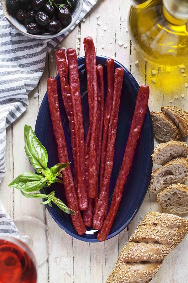 Snack di chorizo spagnolo - Alternativa alla Carne Secca- Il complemento ideale per la tua dieta Paleo o Keto, ricco di proteine, in 5 confezioni da 60 g (300 g) - Gluten free - immagine 6