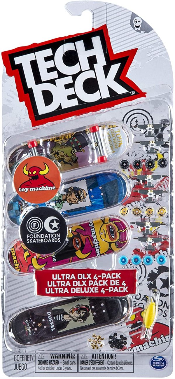 TECH DECK, Confezione da 4 mini skate, Assortiti e originali, regalo perfetto per bambini e bambine dai 6 anni in su. - immagine 8