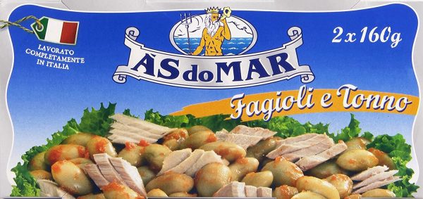 Asdomar - Fagioli e Tonno, lavorato completamente in Italia - 160 g 2 pezzi - immagine 2