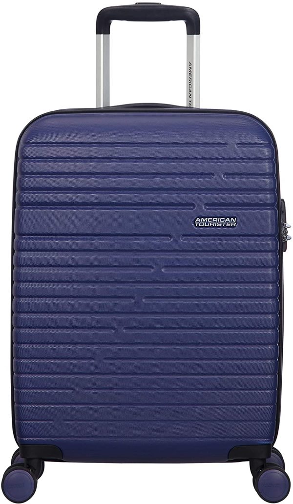 American Tourister Aero Racer - Bagaglio a Mano (4 ruote), Blu (Nocturne Blue), S - immagine 4