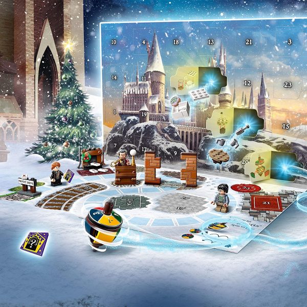 LEGO Harry Potter Calendario dell'Avvento 2021, e Gioco da Tavolo per Bambini dai 7 Anni con 6 LEGO Minifigures, 76390 - immagine 2