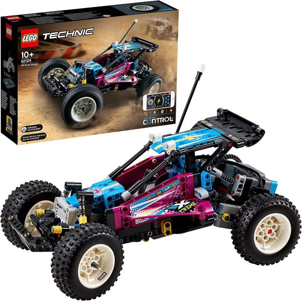 LEGO Technic Buggy Fuoristrada Rc, Macchina Telecomandata Con Control+ App, Giocattolo Per Bambini Di 10+ Anni &  Technic Jeep Wrangler 4X4, Modello Fuoristrada Suv Giocattolo Da Costruzione, 42122 - immagine 7