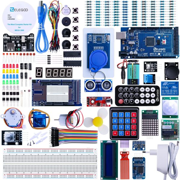 MEGA R3 Lo Starter Kit pi?? Completo con Tutorial Italiano Compatibile con i Progetti IDE di Arduino - immagine 7