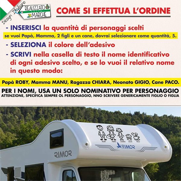 Adesivi Personalizzati per Camper - immagine 3