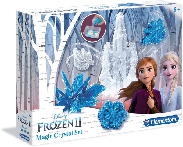 Clementoni- Frozen 2-Magic Crystal Set Disney Gioco Scientifico, Multicolore, 18524 - immagine 2