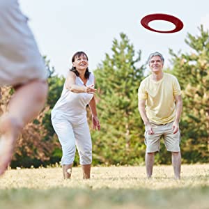 PHIBER-SPORTS Frisbee Wurfring, Wurfscheibe Kinder Erwachsene Geburtstagsgeschenk ring aerobie sport