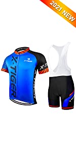 Ciclismo Uomo 5D Gel Salopette Pantaloncini