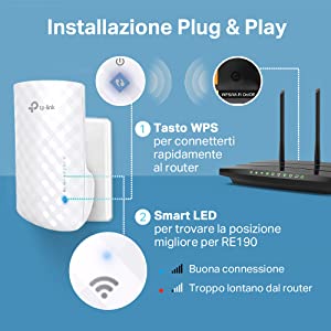 RE190, range extender, TP-Link, wi-fi, connection