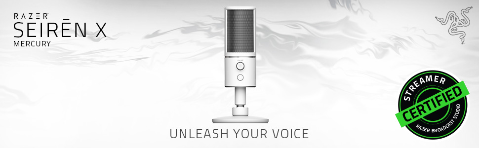 Razer Seiren X for PS4, Playstation 4, Streamer, Twitch, Youtube, Gaming, Esports, Broadcaster