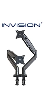 Invision MX900 Confronto braccio monitor doppio