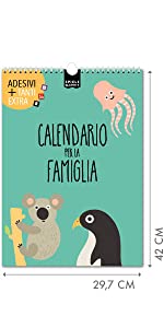 Planner da parete Calendario per famiglie 