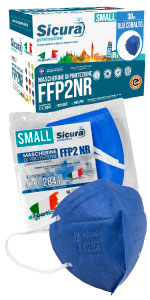 30x FFP2 Small Blu Cobalto