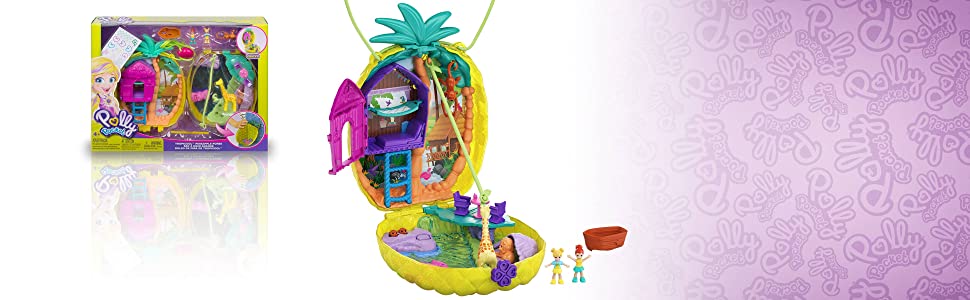 Polly Pocket Cofanetto Borsetta dei Segreti Ananas