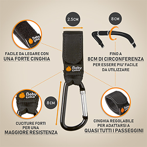 ganci per passeggino universali, ez bugz ganci, passeggino, porta oggetti passeggino,ganci sicurezza