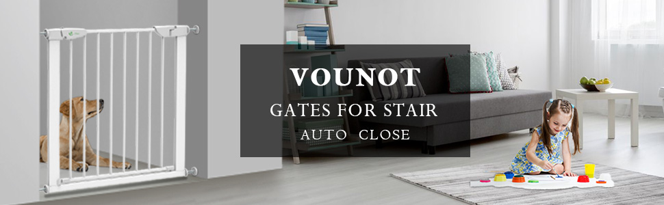 VOUNOT Stair Gates for Baby 