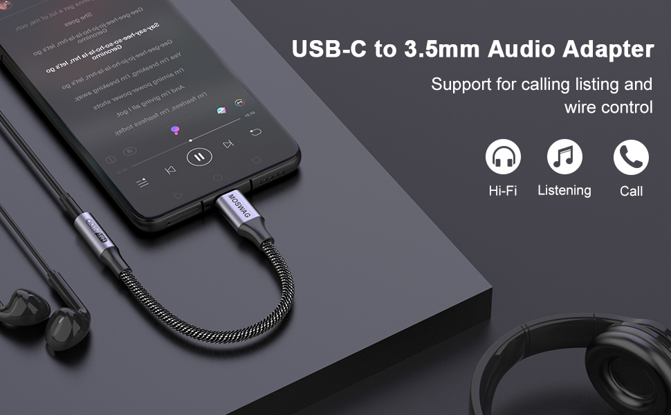 usb c to 3.5mm audio adapter