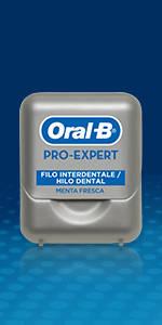 Oral B 005012 Filo Interdentale, non cerato, 50 m, confezione da 4 pezzi