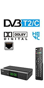 DCOLOR Decoder DVB-T2/C H.265 HEVC