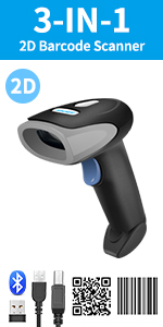 Bluetooth Lettore Barcode 2D