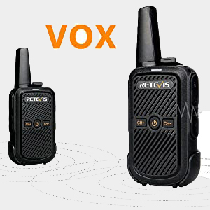 walkie talkie con la funzione vox