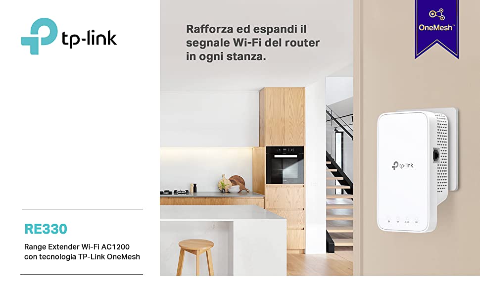 RE330, range extender wi-fi, alte velocit??, connessione wifi, tp-link