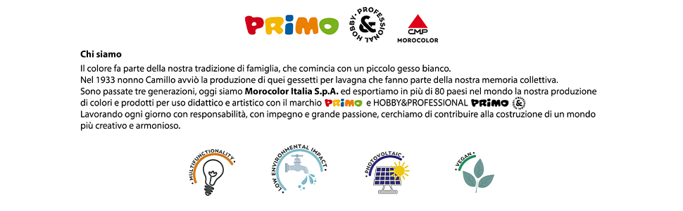 logo primo morocolor colori acquerelli tempera artista bambino gioco