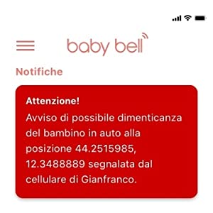 notifiche dimenticanza anti abbandono