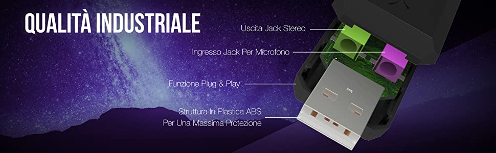 adattatore stereo