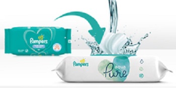 Testate le salviette umidificate Pampers Aqua Pure