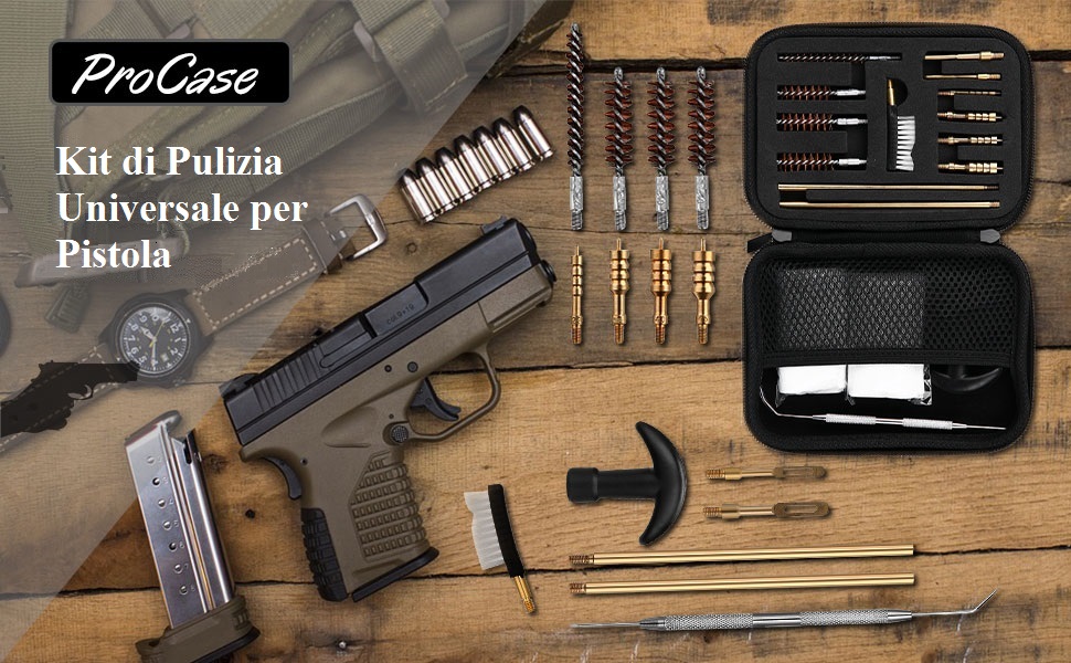  Kit di Pulizia per Pistola 