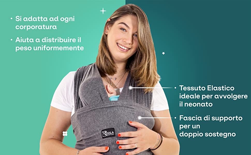 Caratteristiche fascia porta neonato