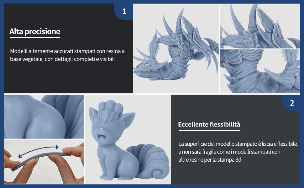 ANYCUBIC Plant-based 3D Resin, Resina SLA per stampante 3d a resina