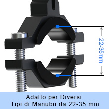 Adatto per Diversi Tipi di Manubri da 22-35 mm