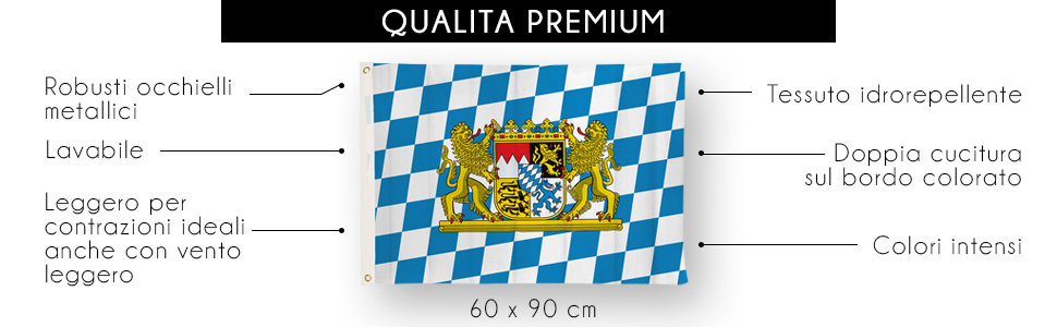 Bandiera della Baviera - Bandiera bavarese