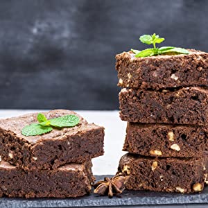 brownie olio di cocco