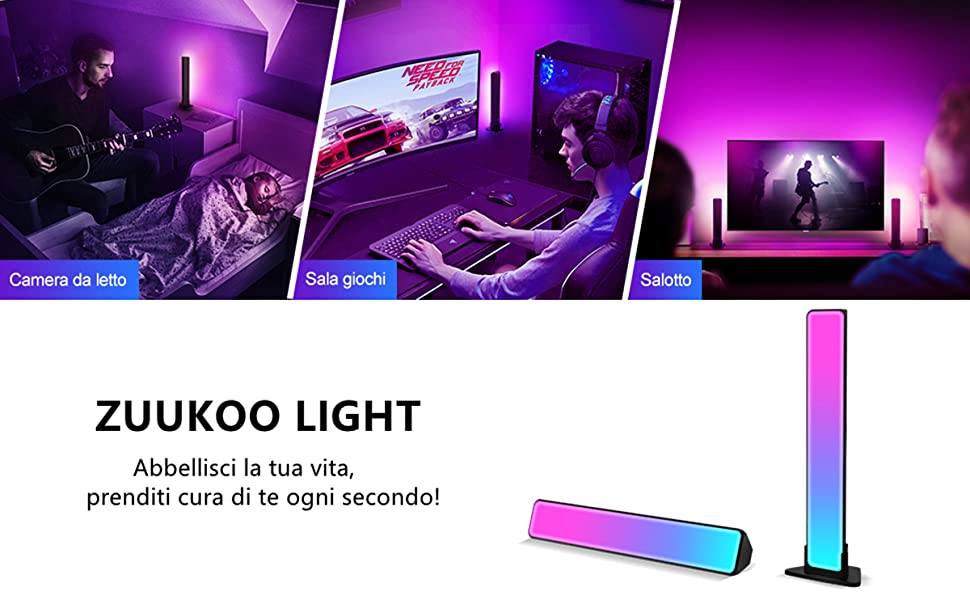 lampada playstation scrivania gaming led lampada da scrivania smart color strip lights