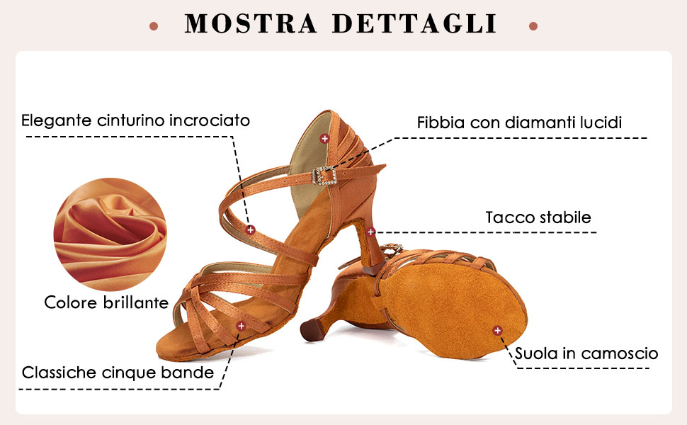 AOQUNFS Scarpe da Ballo e Donna 2