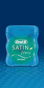 Filo interdentale Oral-B Satin Floss - Menta 