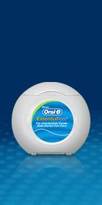 Oral B 005012 Filo Interdentale, non cerato, 50 m, confezione da 4 pezzi