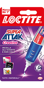 loctite super attak perfect pen penna facile come scrivere incollare attack