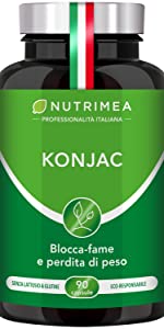 konjac glucomannani blocca fame regolarit?? intestinale perdita di peso