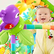 Fisher- Price Palestrina del Tucano con 3 Modi per Giocare, Musica, Luci e Suoni, Tappetino Lavabile