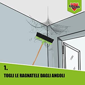 Togli le ragnatele dagli angoli