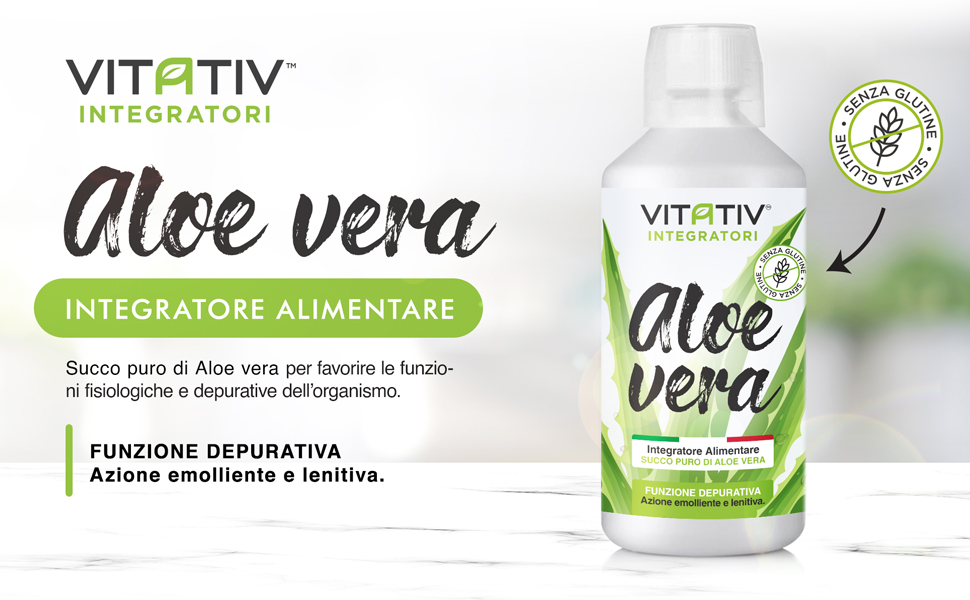 aloe vera, succo aloe vera, succo puro aloe vera, aloe vera da bere, aloe da bere, integratore aloe