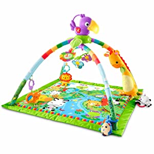 Fisher- Price Palestrina del Tucano con 3 Modi per Giocare, Musica, Luci e Suoni, Tappetino Lavabile