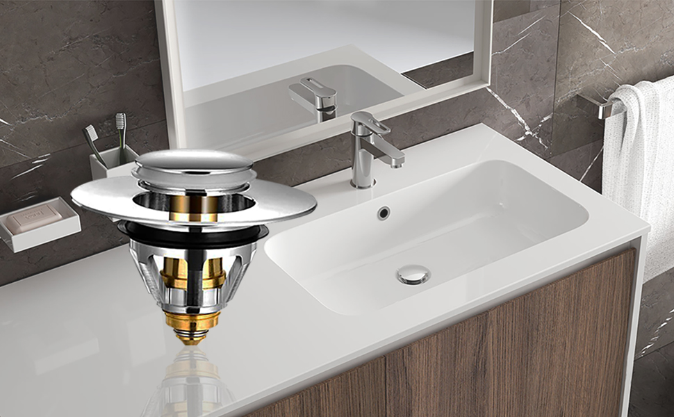 Tappo per lavabo universale