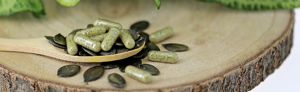 Capsule Biotina arricchita con Semi di Zucca benessere di capelli e unghie