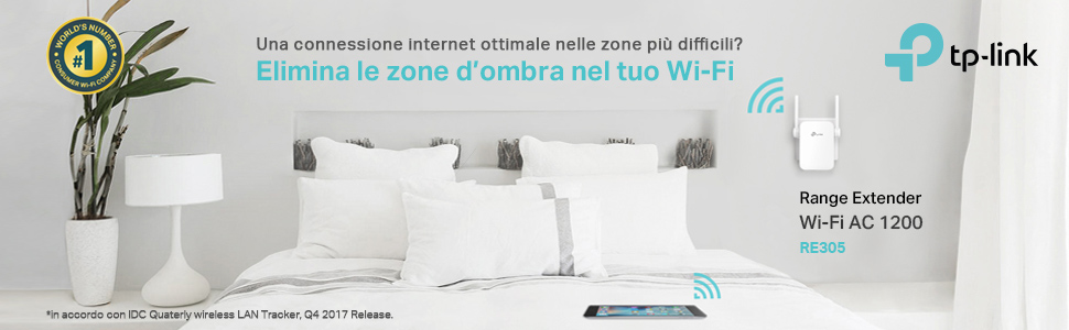 re305, range extender, estensione di rete, connessione wi-fi, wireles, tp-link