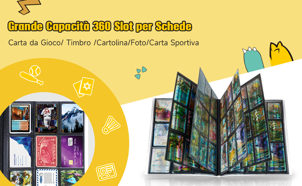 Grande Capacita 360 Slot per Schede